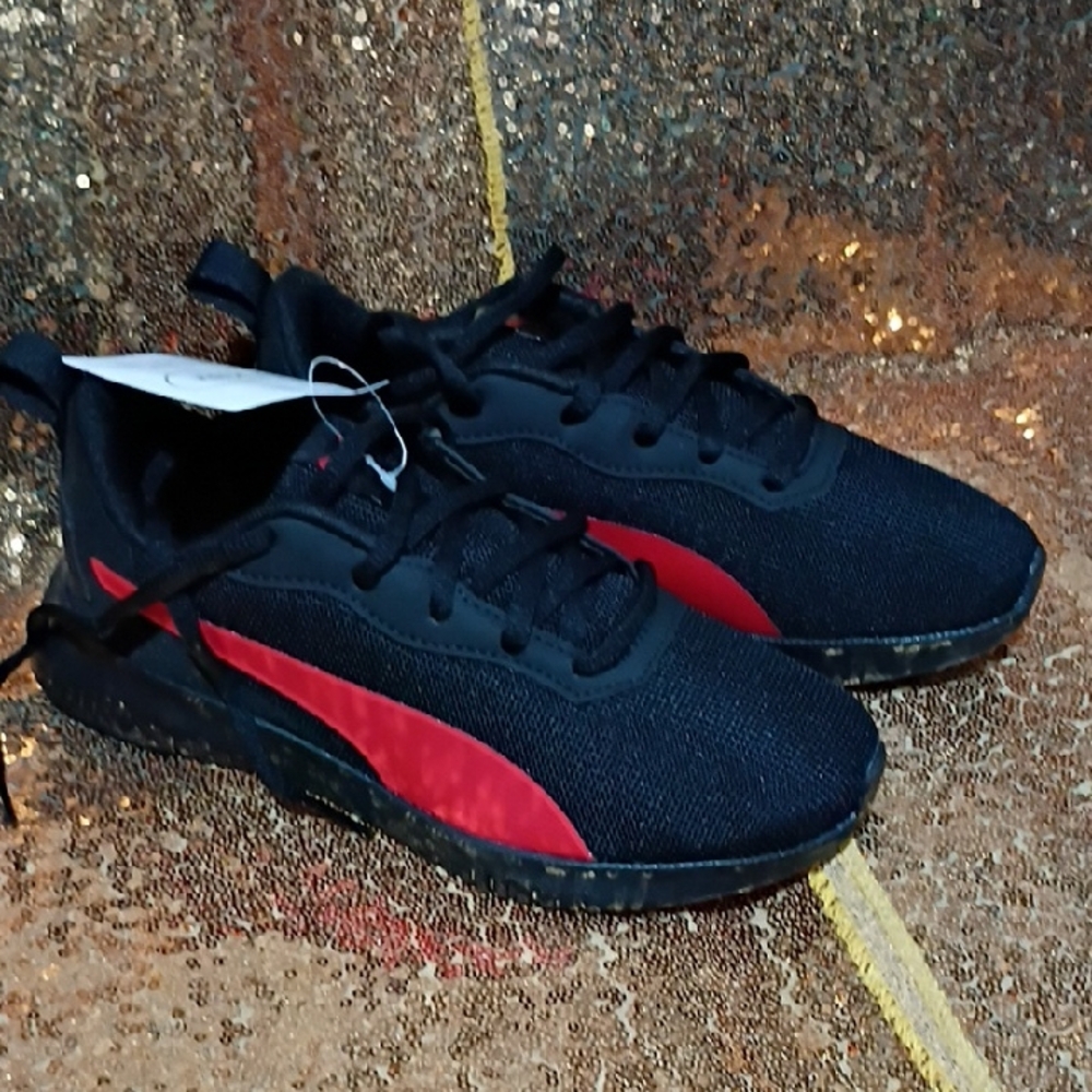 Puma Kids Sneakers Black and Red